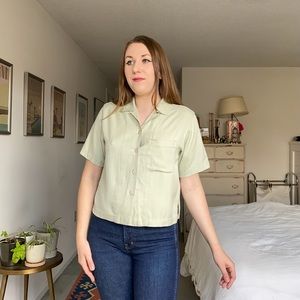 Vintage 90s Tommy Bahama silk button down